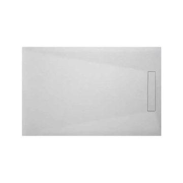 Composiet douchebak One Eco 80x180 cm granito wit