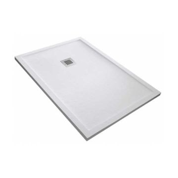 Composiet douchebak op maat Plano met rand