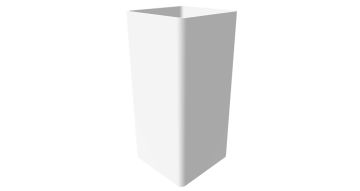 Vrijstaand Solid Surface wastafel Ember 40x40x85cm (lxdxh) - met kraangat