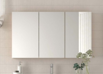 Spiegelkast Basic 100 cm Wit Hoogglans 