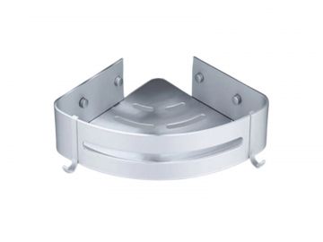 Corner Shelf / Hoek planchet zeephouder Rondo aluminium 