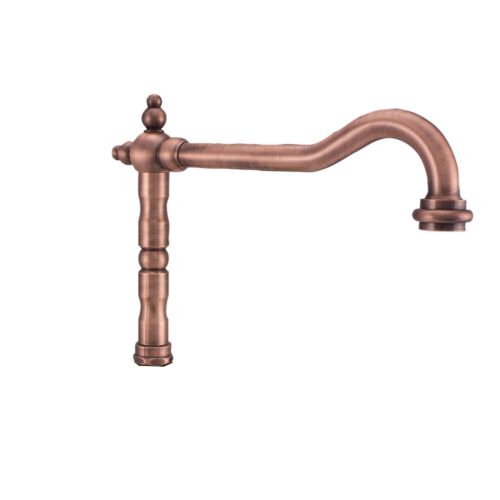 Klassieke kraanuitloop koper