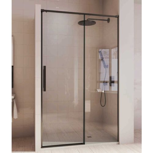 2-delige douchewand met schuifdeur Slim - 6mm