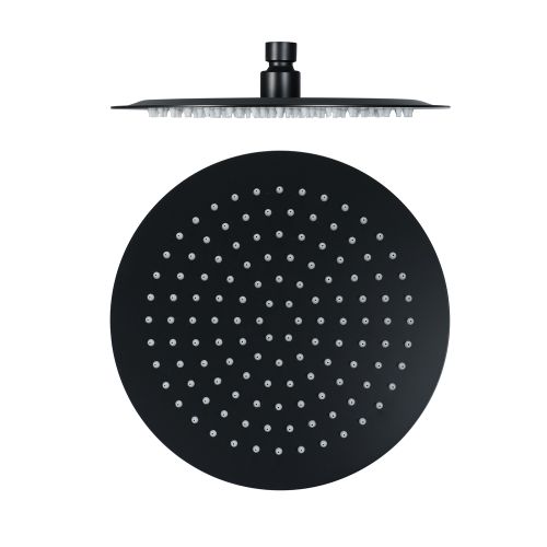 Hoofddouche Slim ø20cm mat zwart