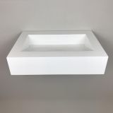Composiet wastafel Style 62x44cm wit
