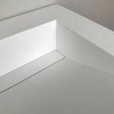 Composiet wastafel Style 62x44cm wit