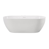 Vrijstaand acryl ligbad Trento 170x80cm mat wit