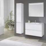 Badmeubel Top Luxe 100cm wit mat met keramische wastafel