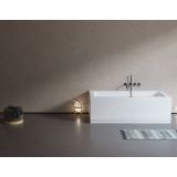 Inbouw acryl ligbad Cube glanzend wit