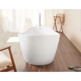 Vrijstaand acryl ligbad Dalia 180x80cm glanzend wit