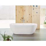 Vrijstaand acryl ligbad Trento 150x75cm glanzend wit