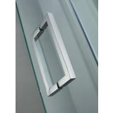 2- delige schuifdeur met zijwand Cosmo - 6mm