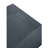 Composiet douchebak One Eco 80x140 cm granito antraciet