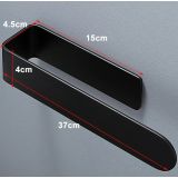 Handdoekhouder Slim 37cm zwart