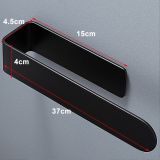 Handdoekhouder Slim 23cm zwart