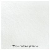 Composiet Douchebak met Rand Stone Eco 90x170cm Granito Wit Ral9003