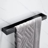 Handdoekhouder Cubic 40cm mat zwart