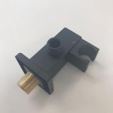 Kantelbare handdouche houder Cuadro met waterinlaat en muuraansluiting mat zwart