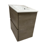 Badmeubel Detremmerie 60cm met keramische wastafel