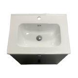 Badmeubel Evolve 60cm antraciet RAL7024 mat met keramische wastafel