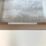 Badmeubel Nogal 60cm noten 'look' met Solid Surface wastafel