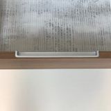 Badmeubel Nogal 60cm, noten 'look' met 5 cm composiet wastafel