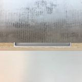 Badmeubel Roble 83cm, eiken 'look' met composiet wastafel antraciet