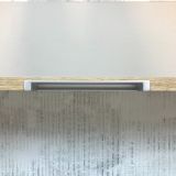 Dubbel badmeubel Roble 120cm, eiken 'look' met keramische wastafel