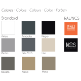 Composiet douchebak op maat Solid met rand