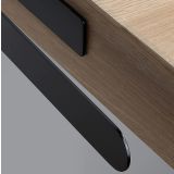 Handdoekhouder Slim 37cm zwart