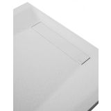Composiet douchebak One Eco cm 80x120 granito wit