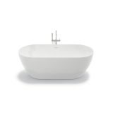 Vrijstaand acryl ligbad Nukuru 170x80cm glanzend wit