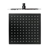 Hoofddouche Slim 30x30cm mat zwart