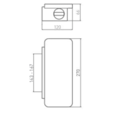 Thermostatische opbouwkraan Despertar met waterval 