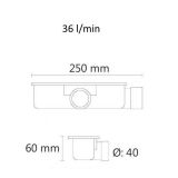 Composiet douchebak One