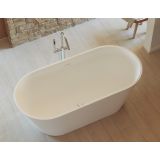 Vrijstaand Solid Surface ligbad Modern 170x80cm mat wit