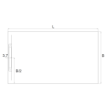 Composiet douchebak Venti Eco 80x120 cm Wit RAL 9003