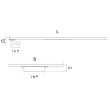 Composiet douchebak Venti Eco 80x120 cm Wit RAL 9003