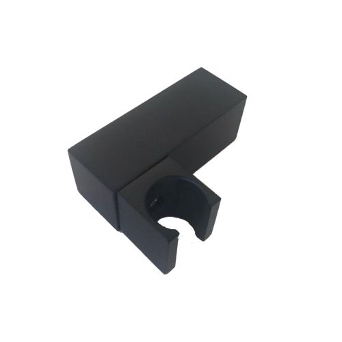 Kantelbare handdouche houder Cuadro metaal vierkant mat zwart