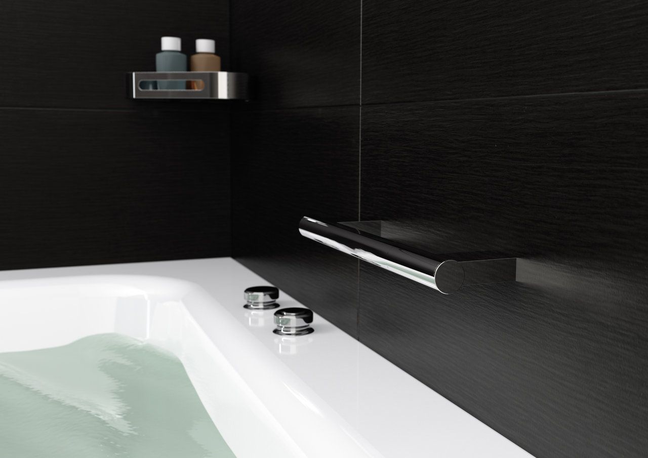 Glimmend Ontevreden Dagelijks Design handgreep Lux chroom voor bad of douche